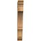 Ekena Millwork Balboa Traditional Rough Sawn Bracket, Western Red Cedar, 4"W x 24"D x 32"H BKT04X24X32BOA01RWR - alternate 3